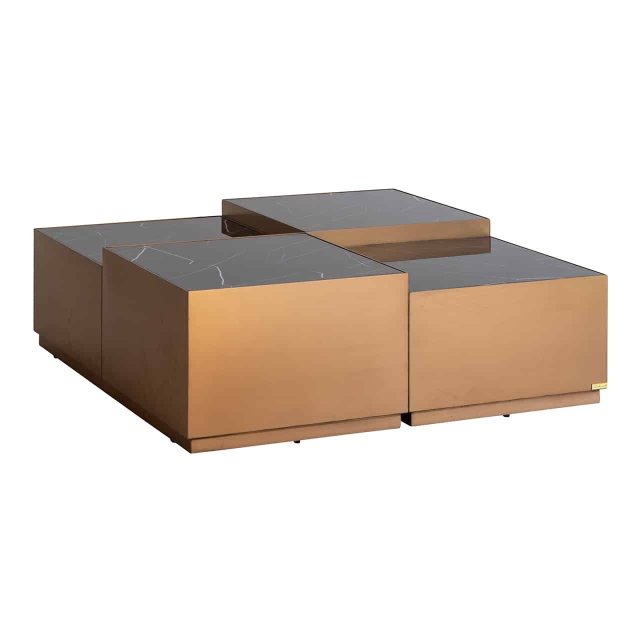 Richmond Interiors Salontafel Azure 120x120x40 Cm Marmer