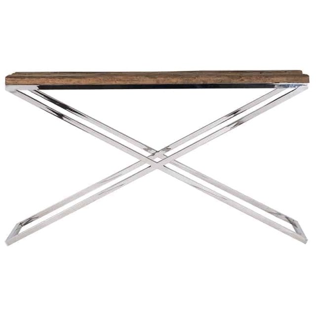 Richmond Interiors Wandtafel Kensington 140x40x80 Cm Gerecycled Hout