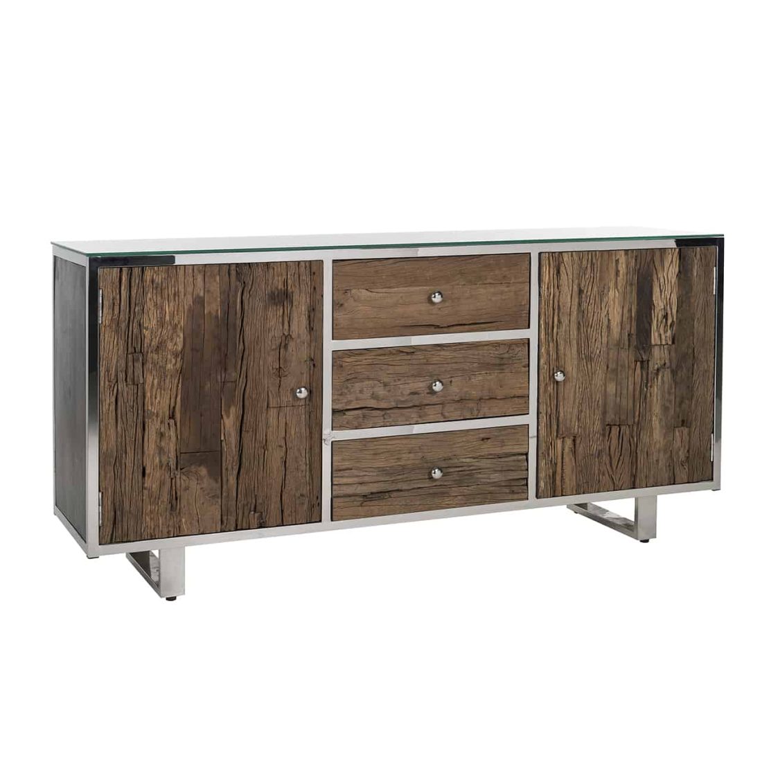 Richmond Interiors Dressoir Kensington 172x45x83 Cm Gerecycled Hout