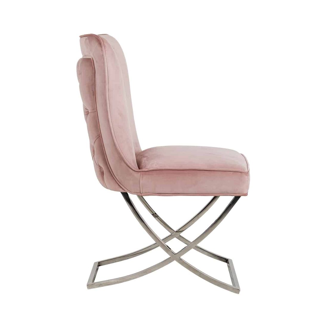 Richmond Interiors Eetkamerstoel Scarlett Roze