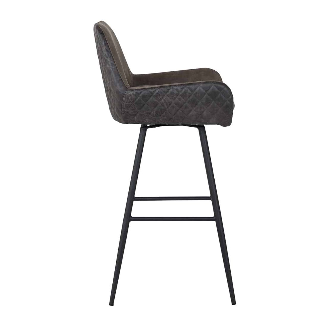 Richmond Interiors Barstoel Linsey Draaibaar Bruin