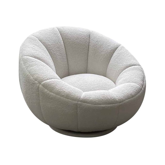 Richmond Interiors Draaifauteuil Teddy Wit