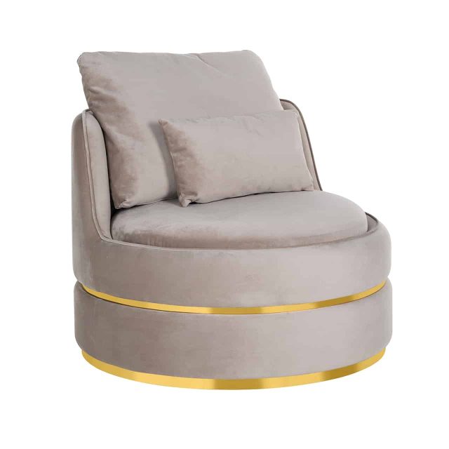 Richmond Interiors Fauteuil Kylie Khaki