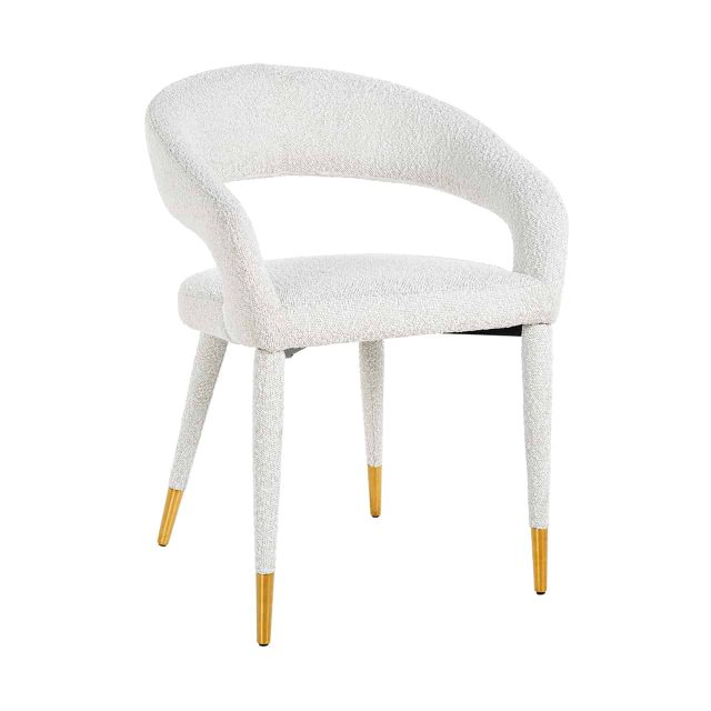 Richmond Interiors Eetkamerstoel Gia Met Arm Wit