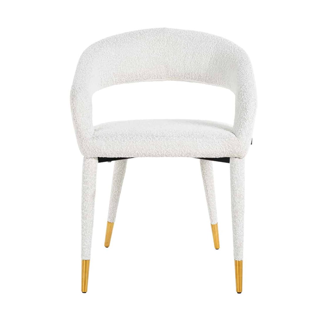 Richmond Interiors Eetkamerstoel Gia Met Arm Wit