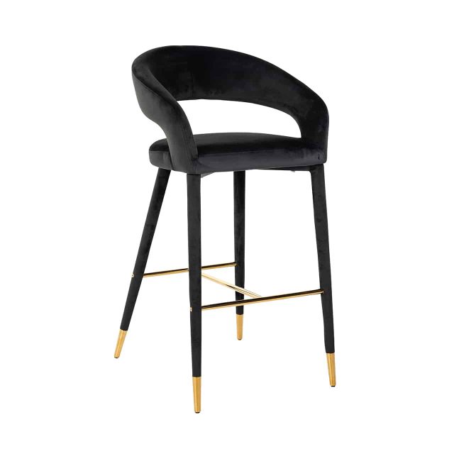 Richmond Interiors Barstoel Gia Met Arm Antraciet
