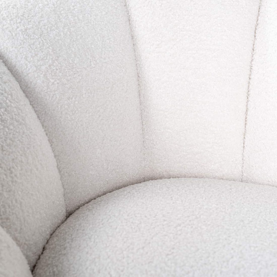 Richmond Interiors Draaifauteuil Kendall Wit Furry