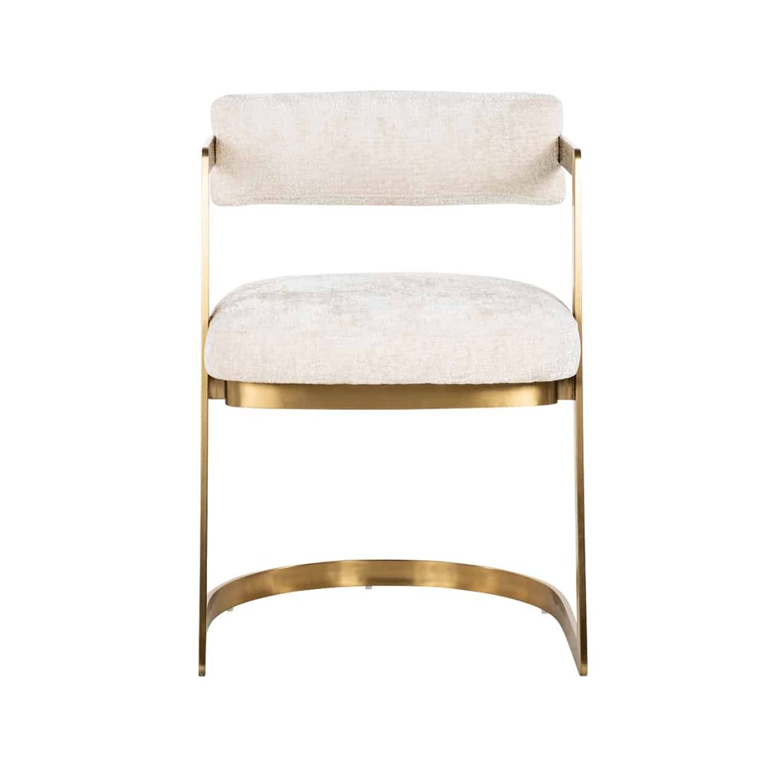 Richmond Interiors Eetkamerstoel Jordan Met Arm Wit