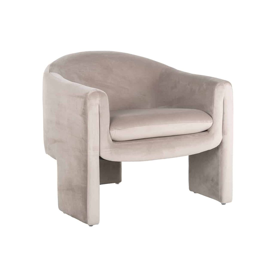 Richmond Interiors Fauteuil Charmaine Khaki