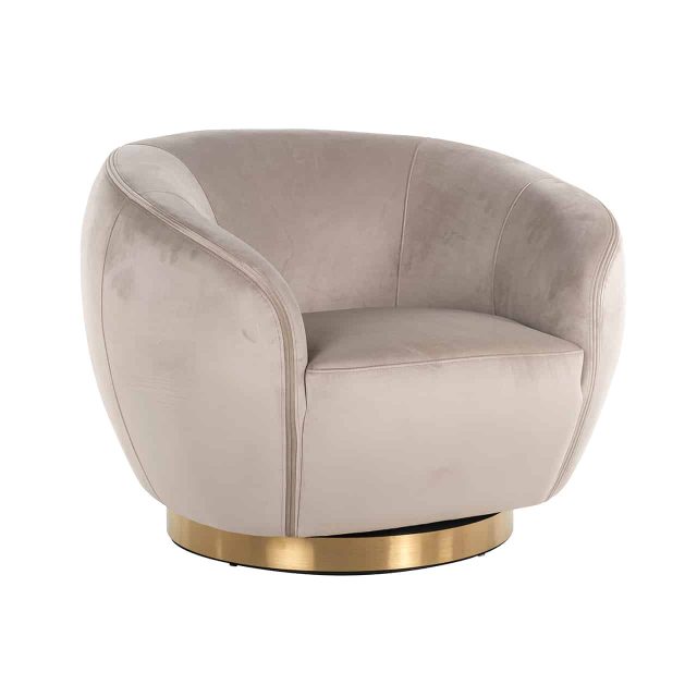 Richmond Interiors Draaifauteuil Layla Khaki