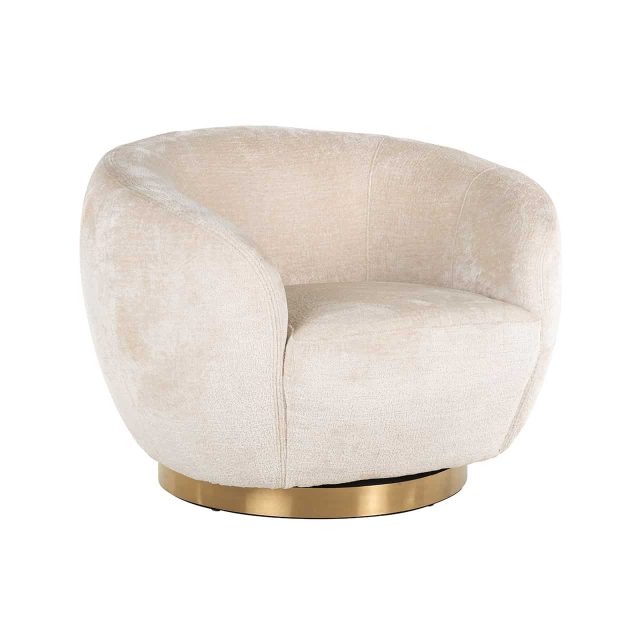 Richmond Interiors Draaifauteuil Layla Wit