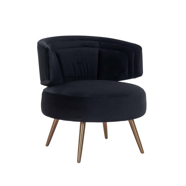 Richmond Interiors Fauteuil Hazel Zwart