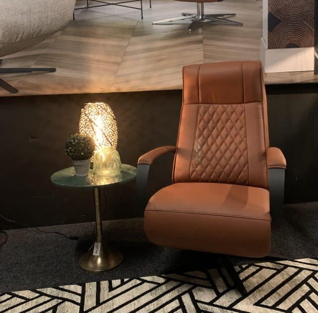 Relaxfauteuil Amersfoort bordeaux leer
