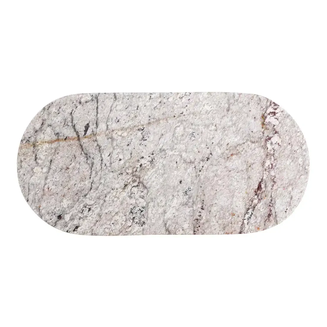 Richmond Interiors bijzettafel Tracey 60x30x66,5 cm marmer