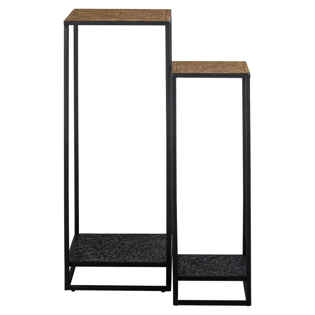 Richmond Interiors pilaar Wales set van 2 35x35x90 cm metaal