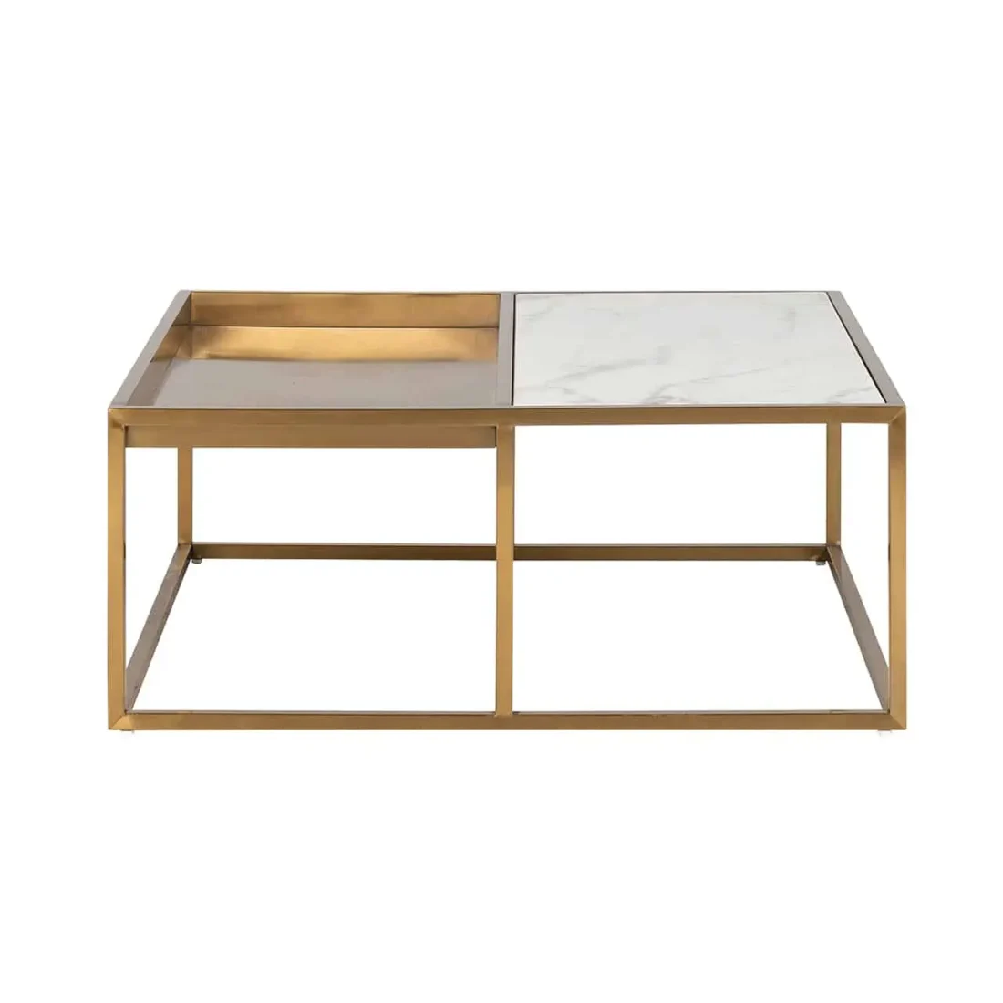 Richmond Interiors salontafel Duran 92x92x38,5 cm marmer