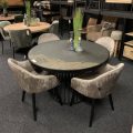 Showmodel Set Van 4 Urbansofa Eetkamerstoelen Brescia Met Arm