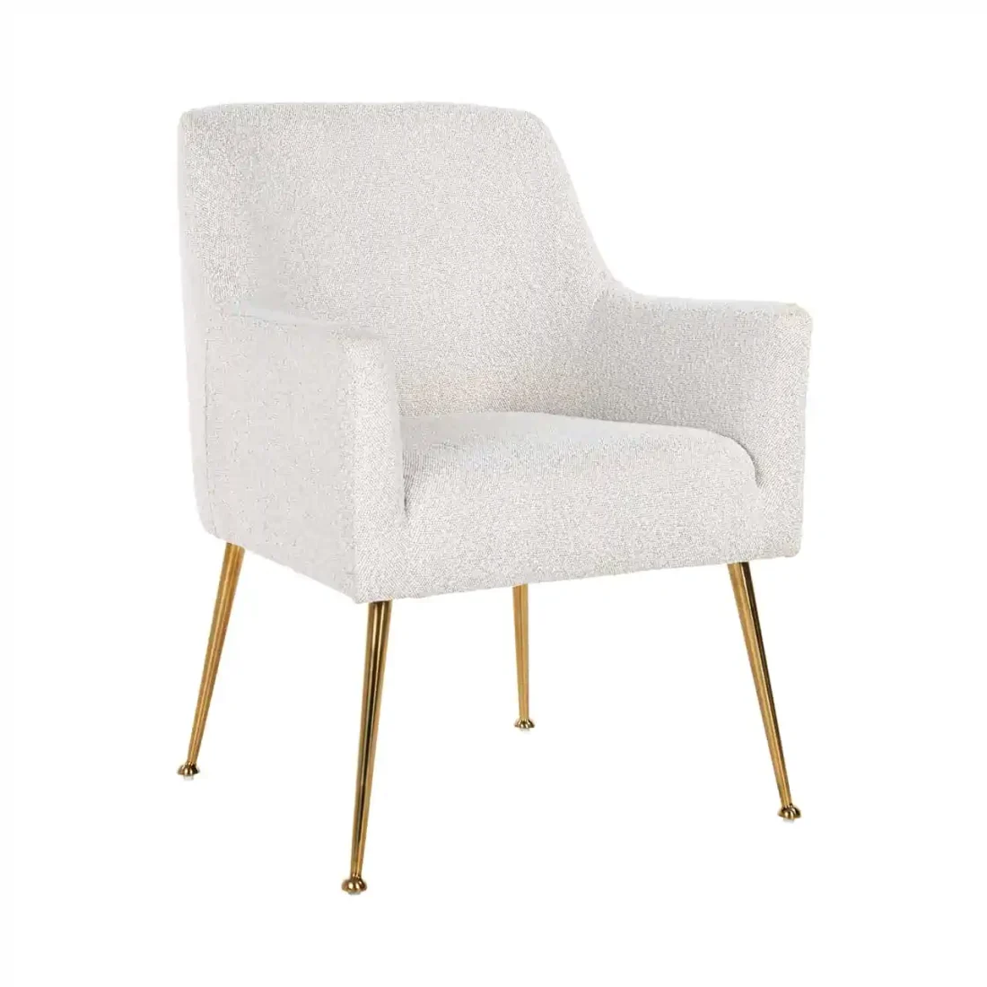 Richmond Interiors eetkamerstoel Harper met arm wit