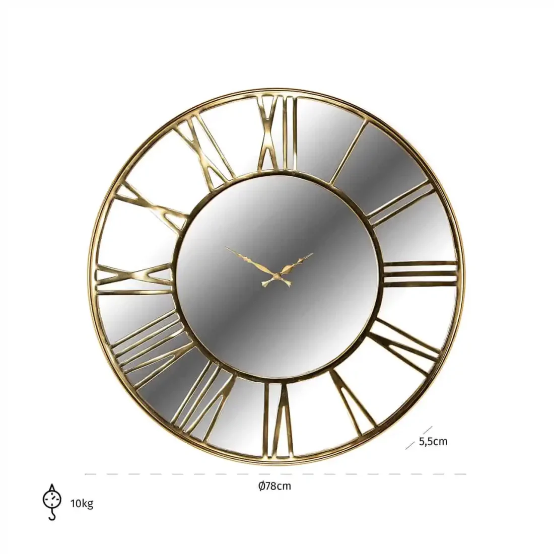 Richmond Interiors klok Ø78 cm Greyson goud