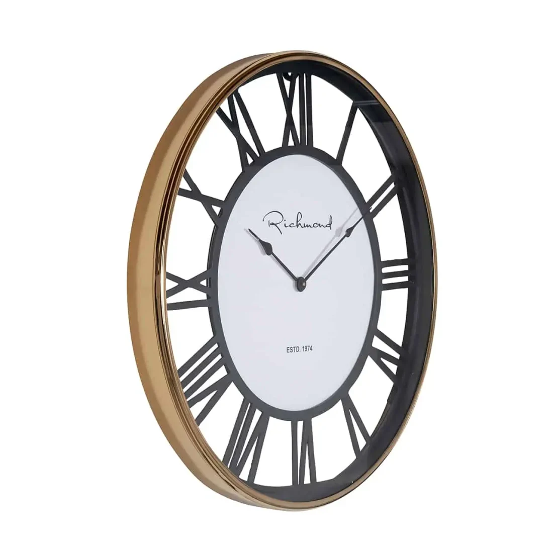 Richmond Interiors klok Ø61 cm Brently zwart
