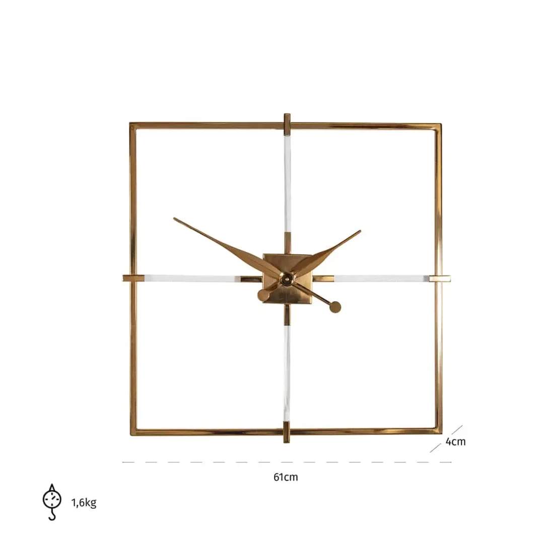 Richmond Interiors klok 61 cm Layla goud
