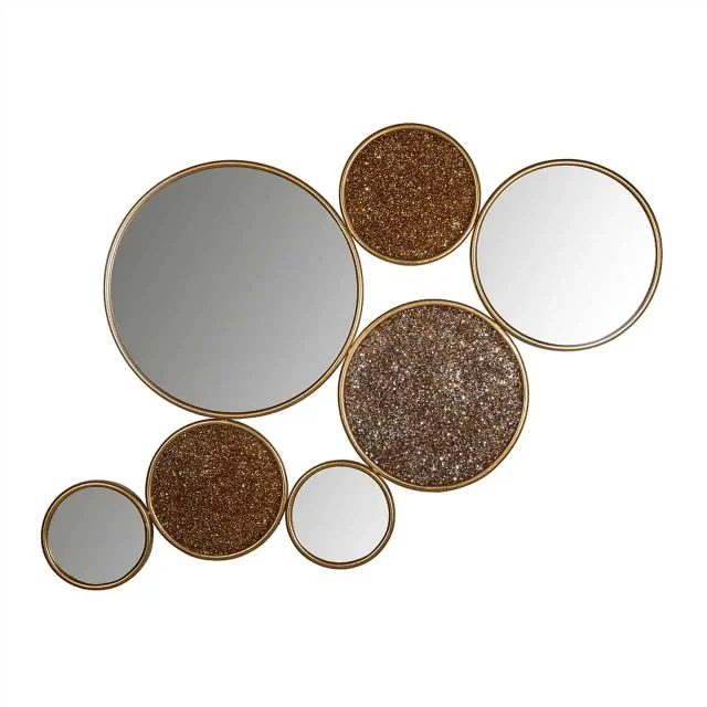 Richmond Interiors spiegel Isaiha 80x2,5x129 cm goud