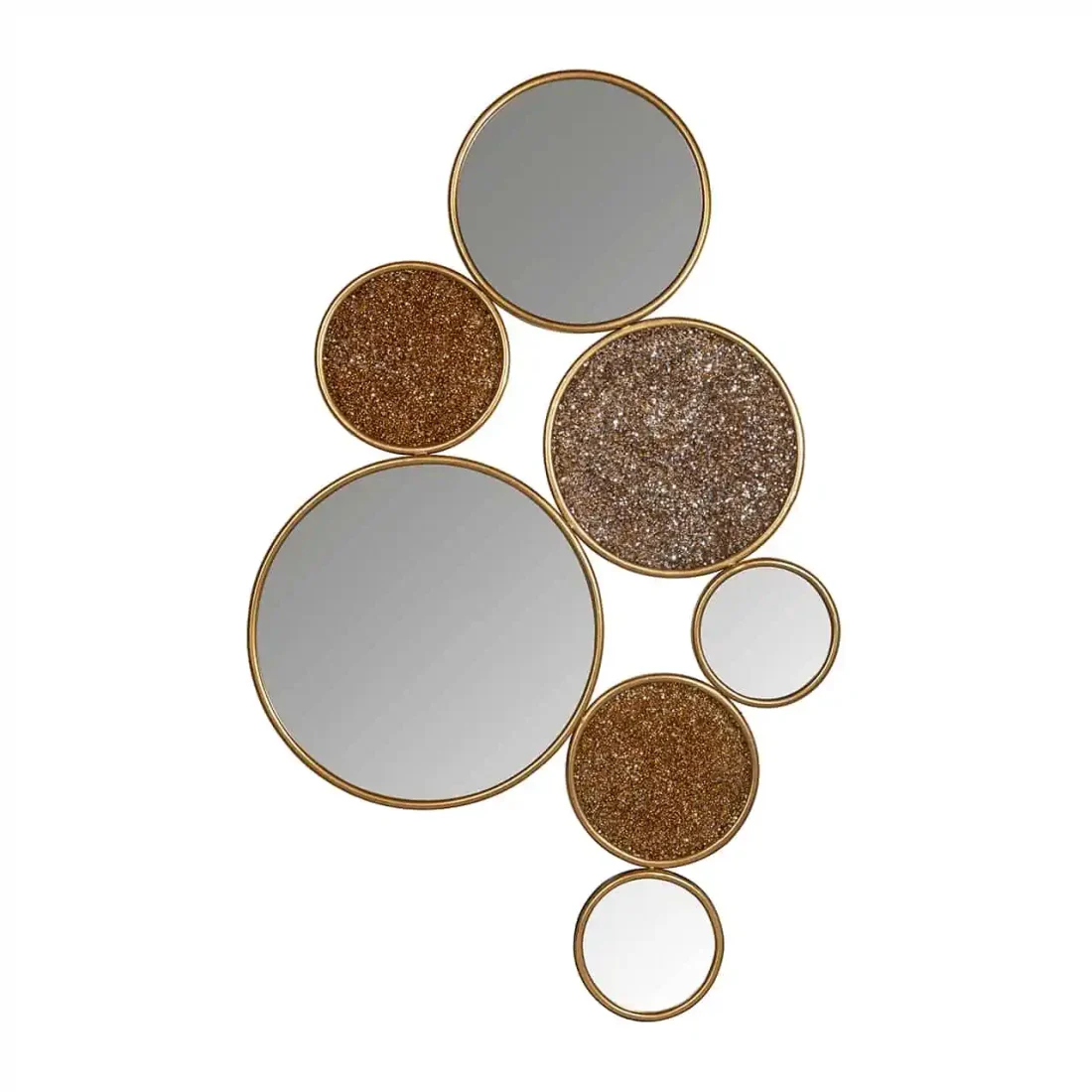 Richmond Interiors spiegel Isaiha 80x2,5x129 cm goud