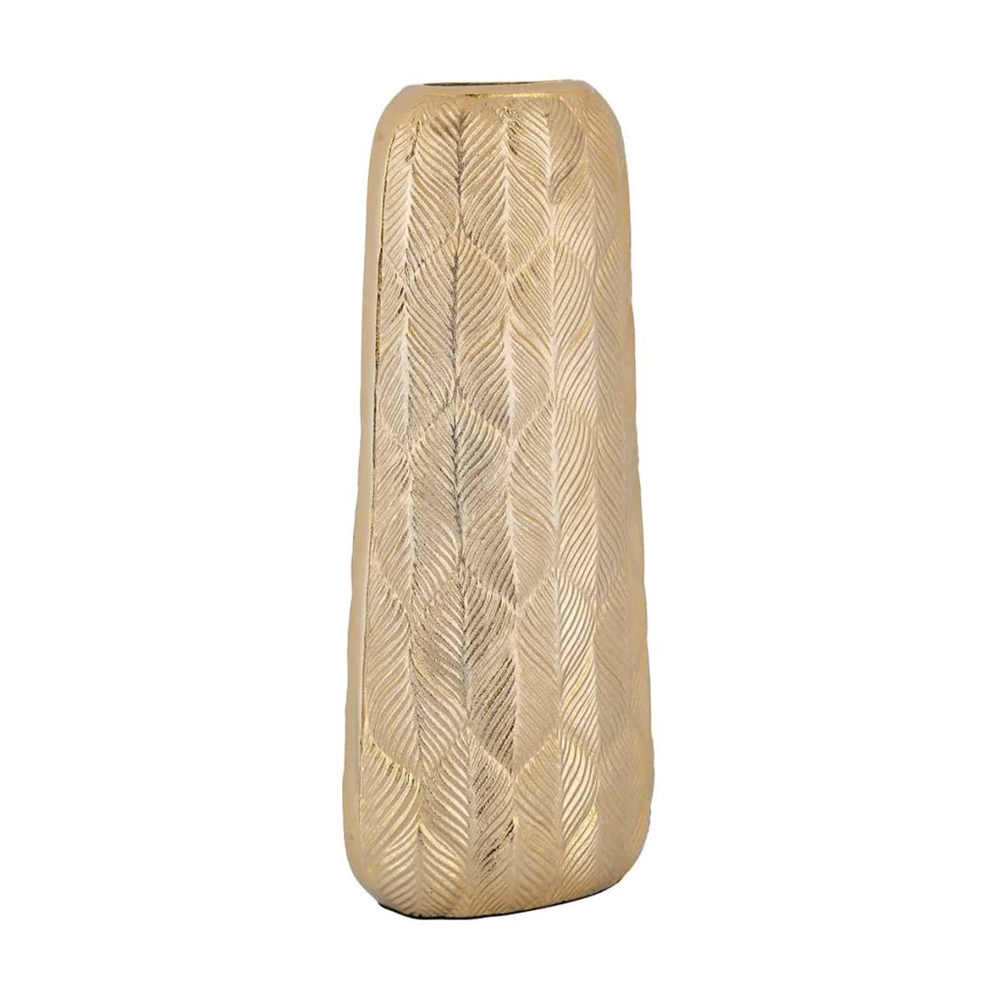 Richmond Interiors vaas 19x11x44 cm Mirthe aluminium goud