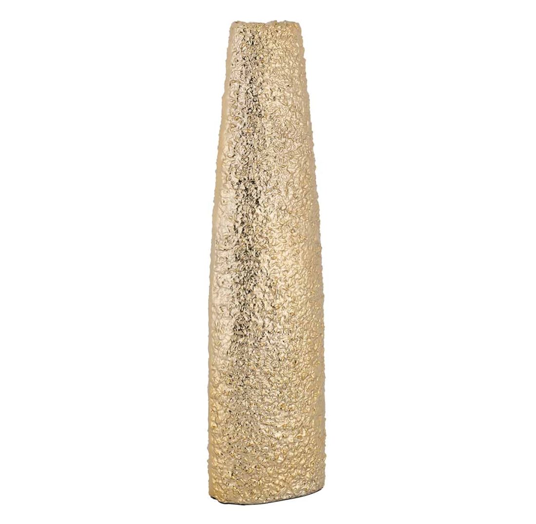 Richmond Interiors vaas Milano 13x7,5x48,5 cm aluminium goud