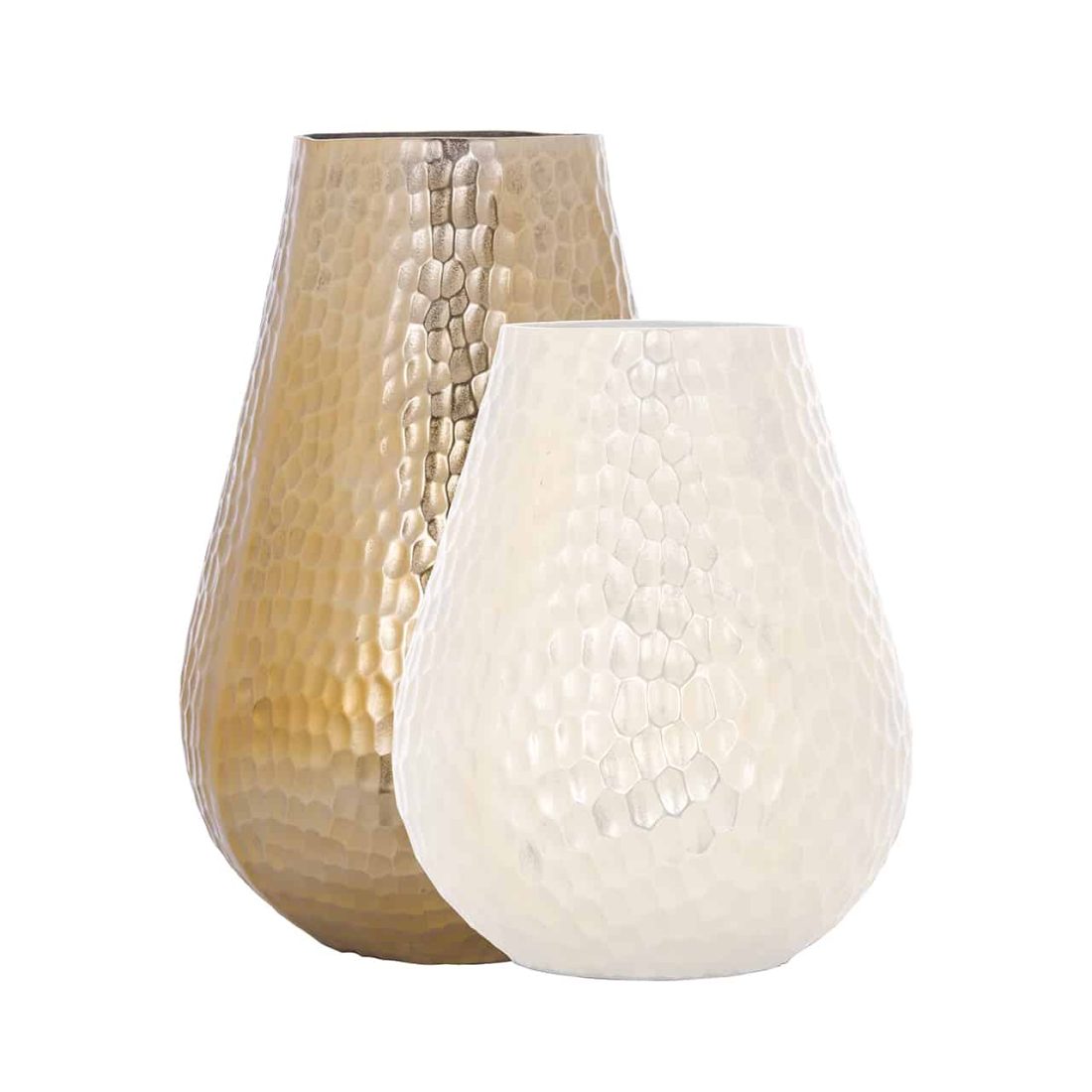 Richmond Interiors vaas Ø38x60 cm Hailey big aluminum goud