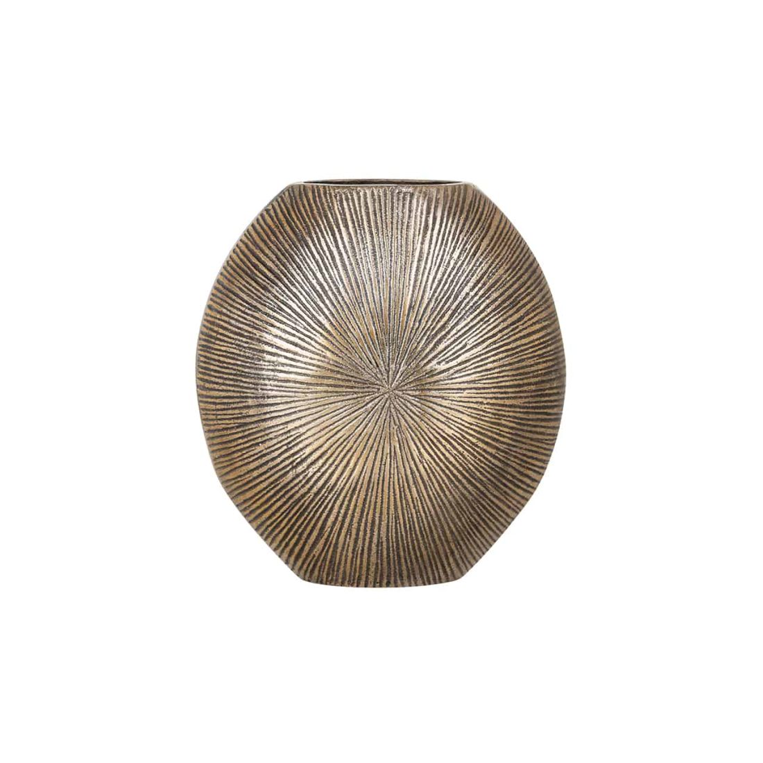 Richmond Interiors Vaas 23x8x25 Cm Zaya Aluminium Goud