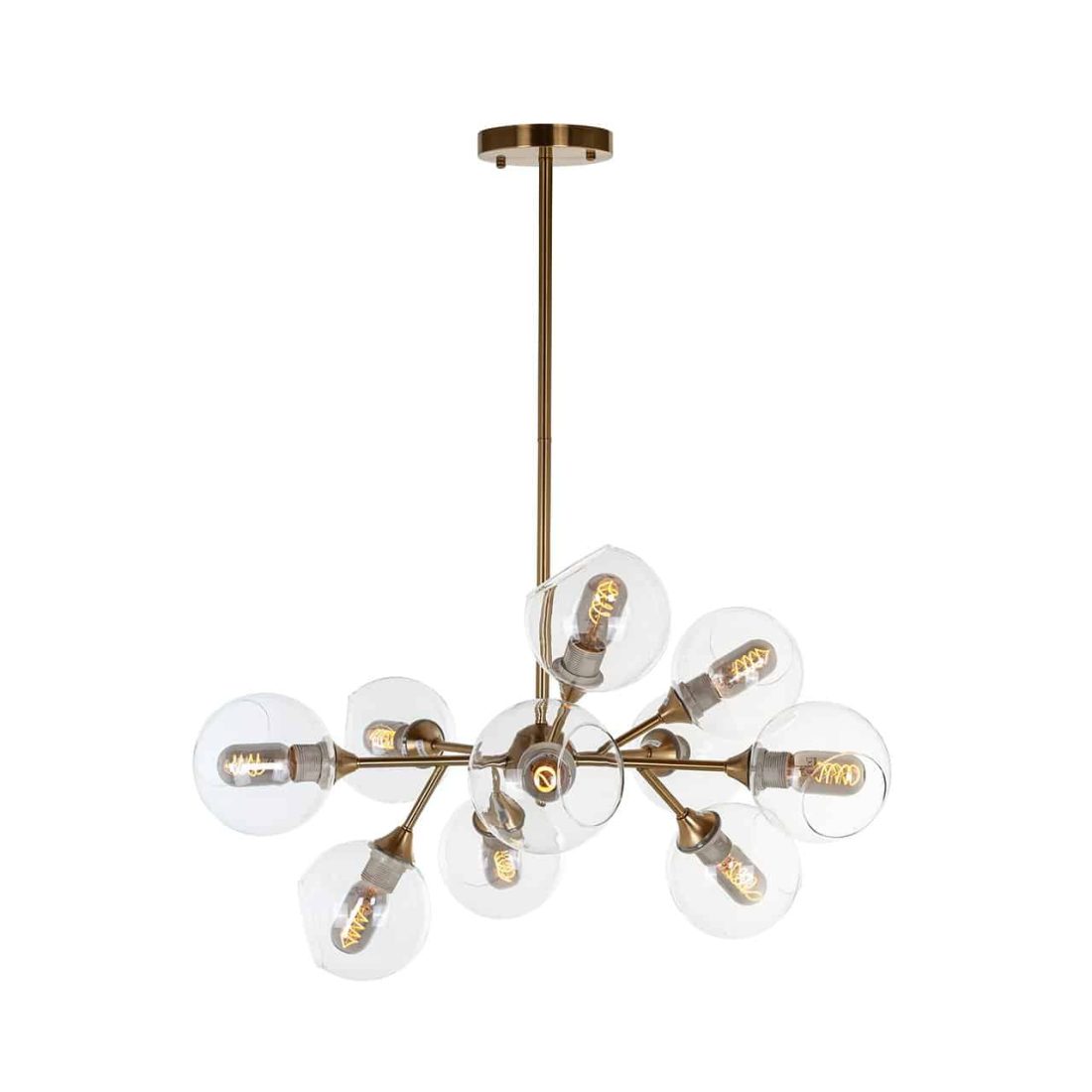 Richmond Interiors hanglamp 75x75x90 cm Quinsy glas