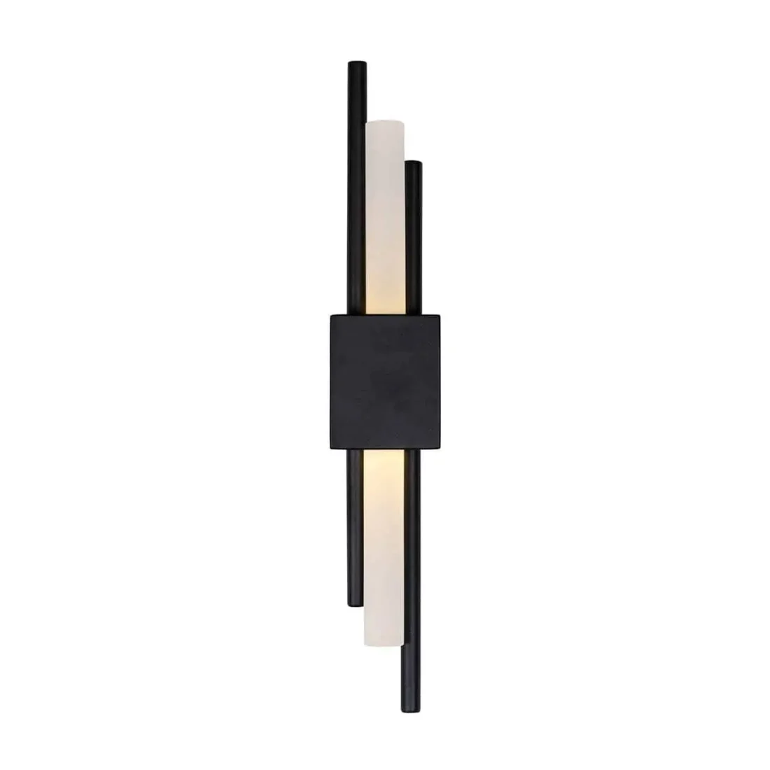 Richmond Interiors wandlamp 8x7,5x50 cm Mylas zwart metaal