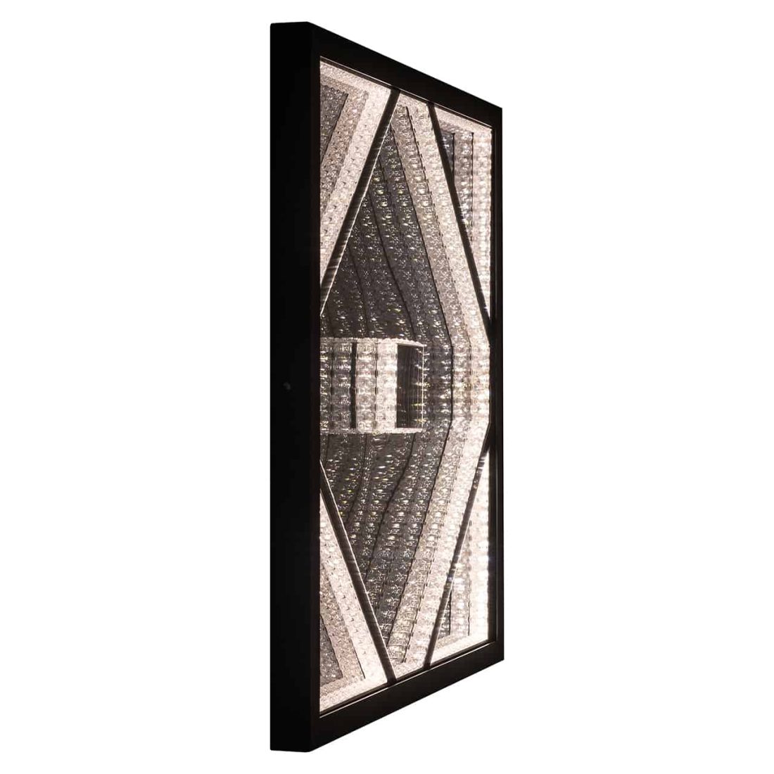 Richmond Interiors wandlamp 60x10x60 cm Fayen glas