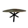 Tower Living eettafel Trivero bruin mangohout