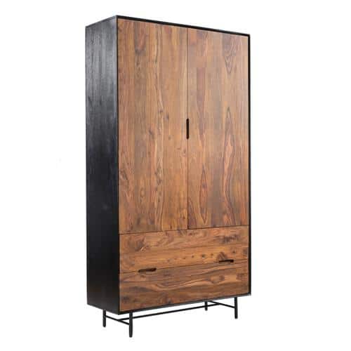 Tower Living opbergkast Taviano 120x45x220 cm Sheesham hout