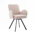 Tower Living eetkamerstoel Livo draaibaar met arm beige
