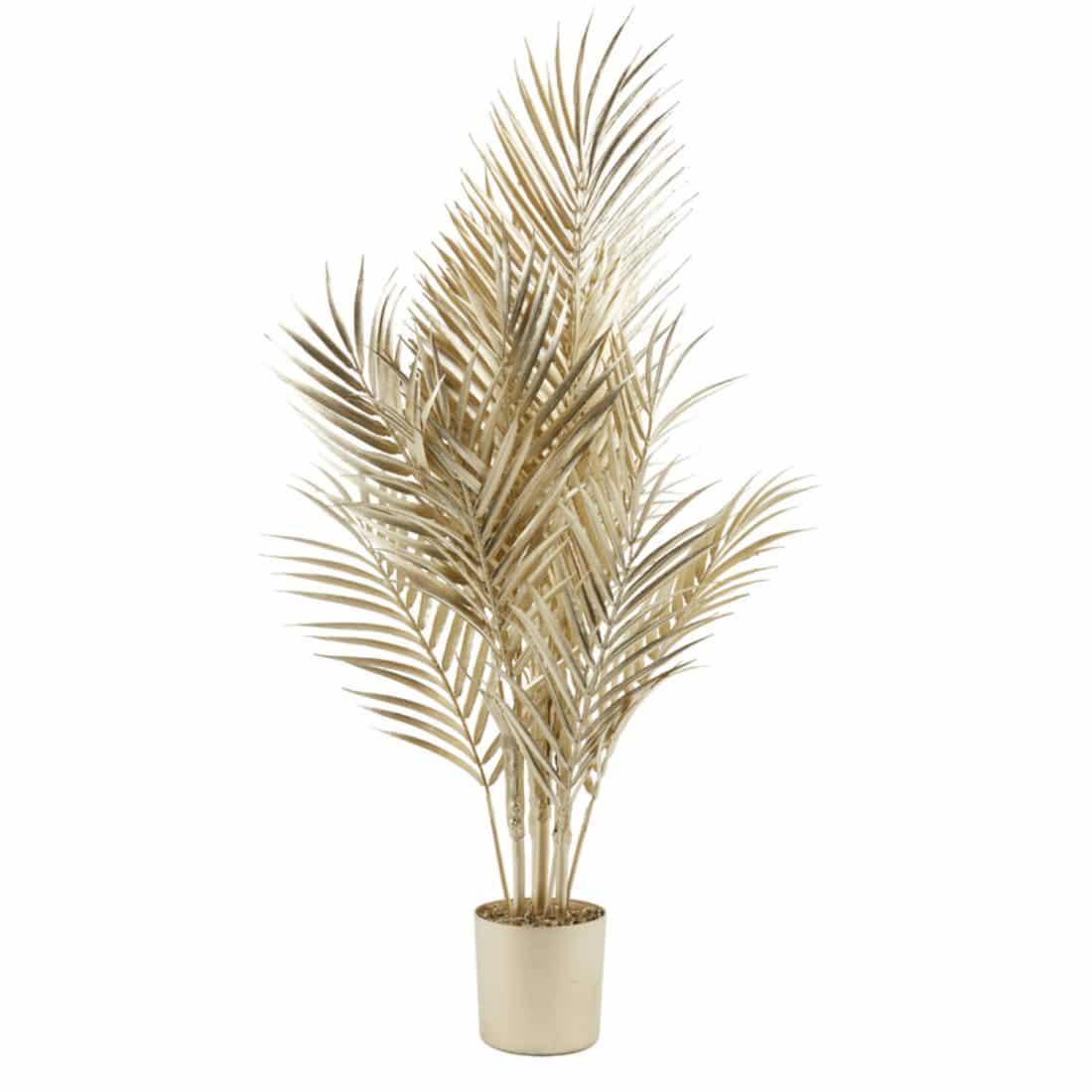 Light & Living ornament in pot Ø65x80 cm metallic Palmtree goud