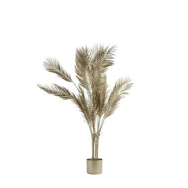 Light & Living ornament in pot Ø110x120 cm Palmtree licht goud