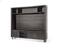 Cinewall Morgane zwart 225x48x210 cm/43,5 inch eiken
