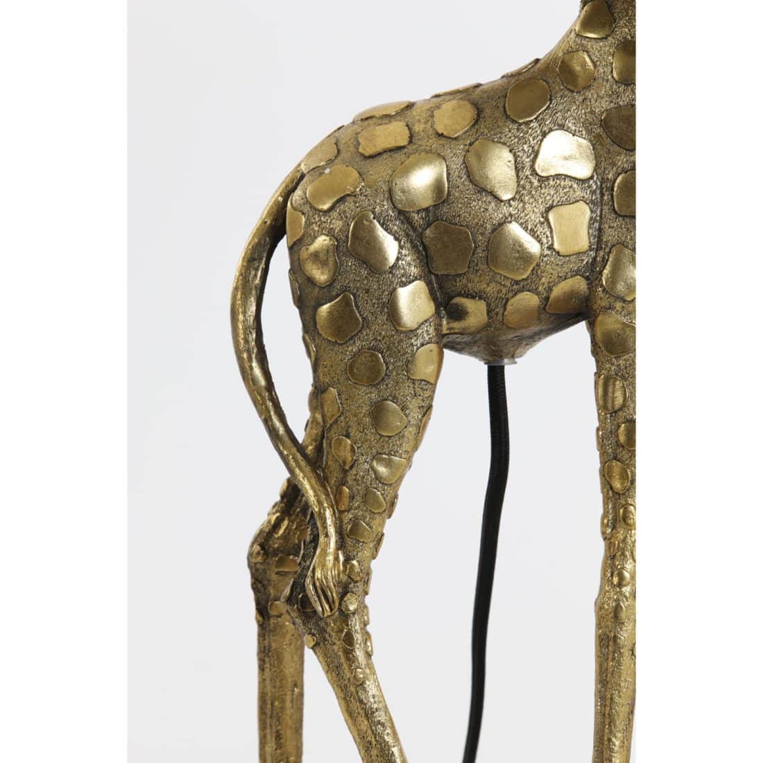 Light & Living tafellamp 20x28x68 cm Giraffe antiek brons+velvet zwart