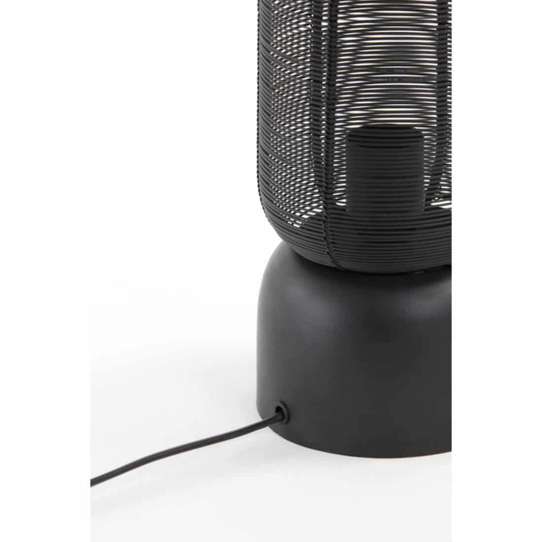 Light & Living tafellamp Ø13,5x49,5 cm Lezuza zwart