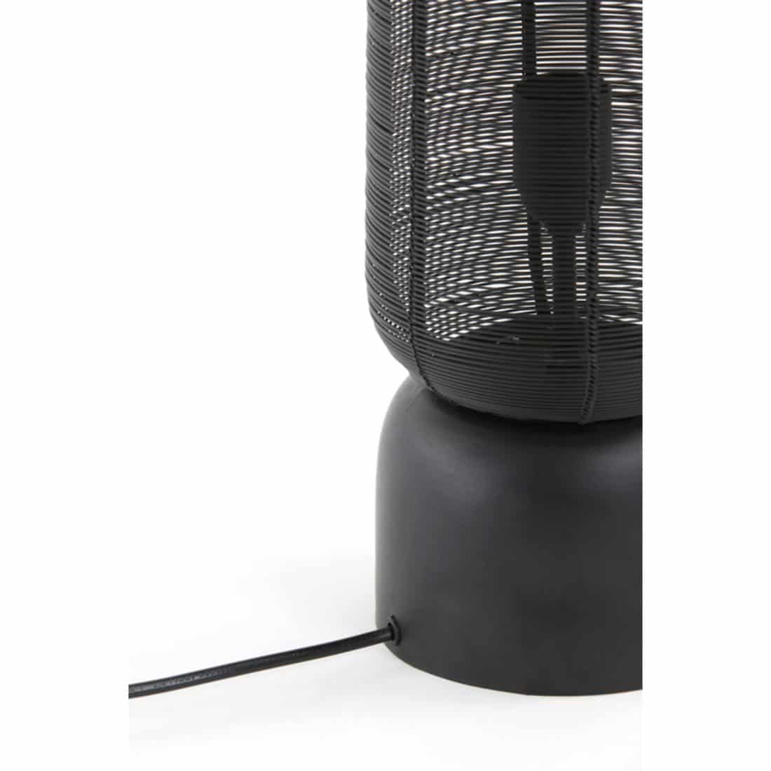 Light & Living tafellamp Ø15,5x60,5 cm Lezuza zwart