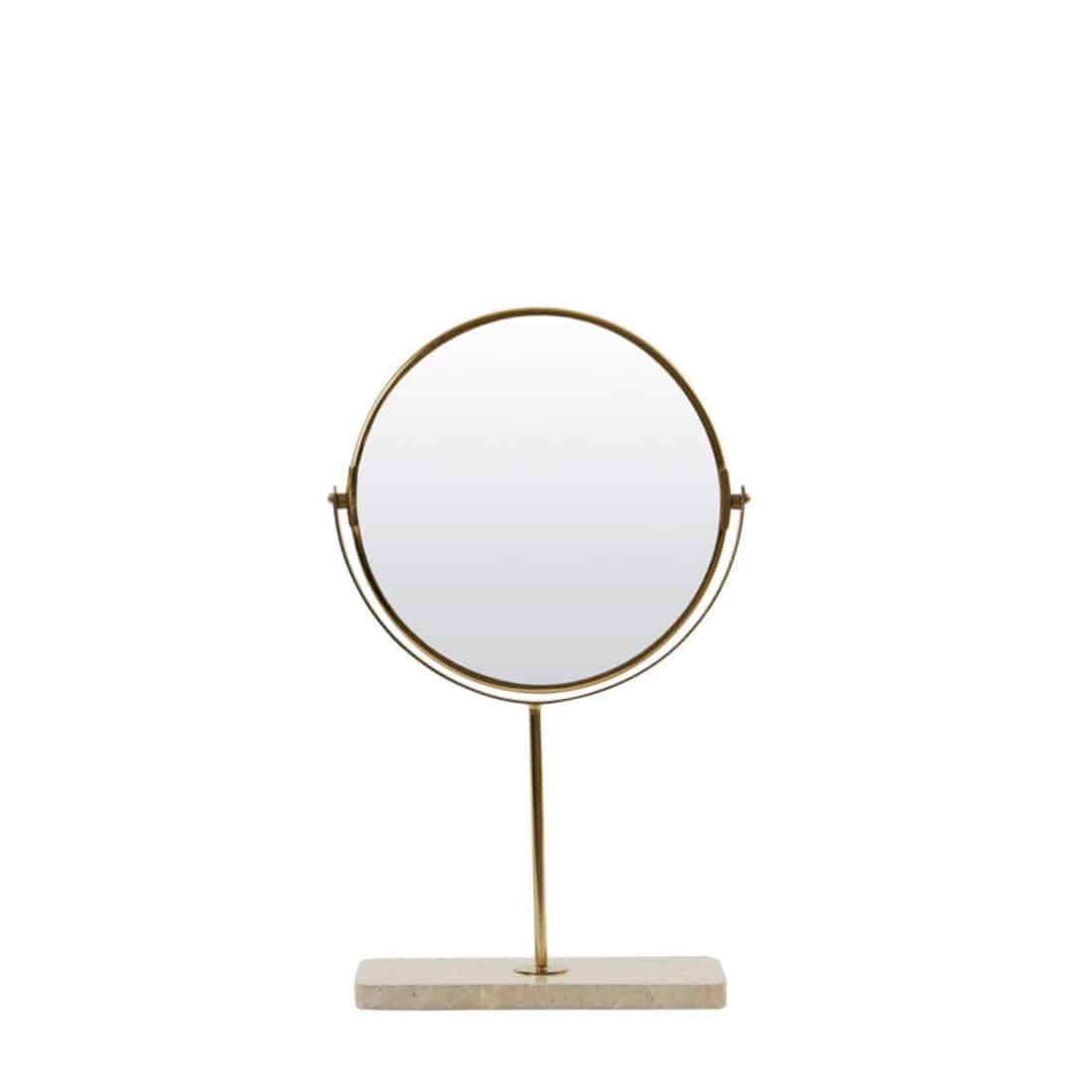 Light & Living spiegel 24x9x40 cm RIESCO travertin zand-goud