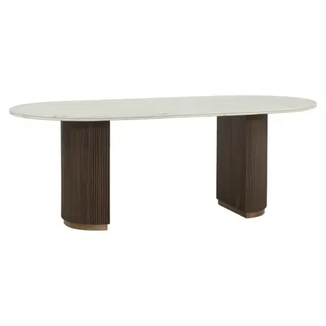 Richmond Interiors eettafel Mayfield 210 cm marmer