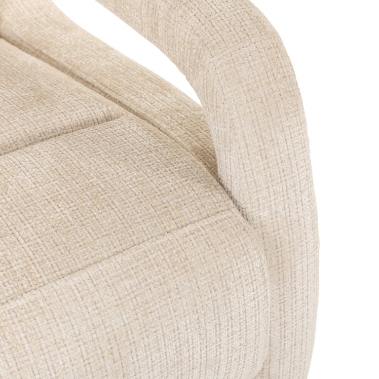 stof Richmond Interiors verstelbare draaifauteuil Denvi beige