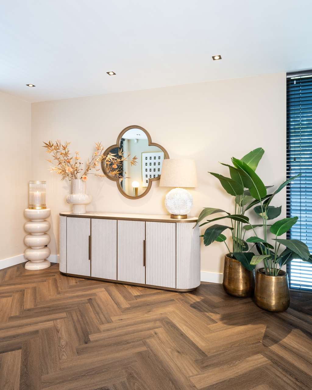 Richmond Interiors dressoir Tivoli 192x46x80 cm keramiek Richmond Interiors dressoir Tivoli 192x46x80 cm keramiek