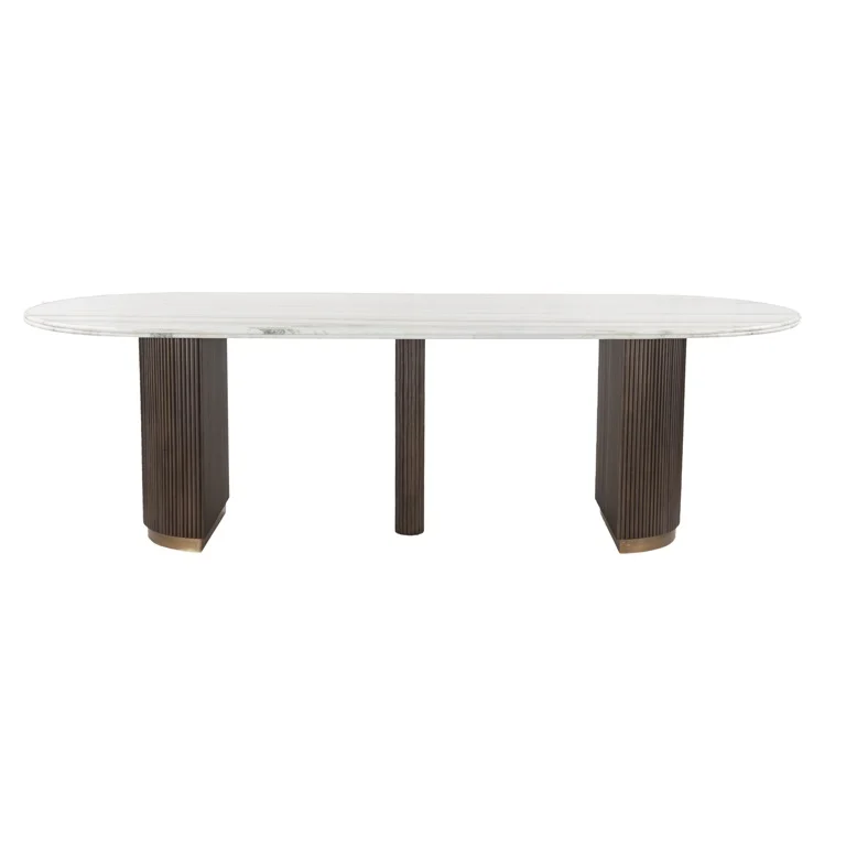 Richmond Interiors eettafel Mayfield 250 cm marmer