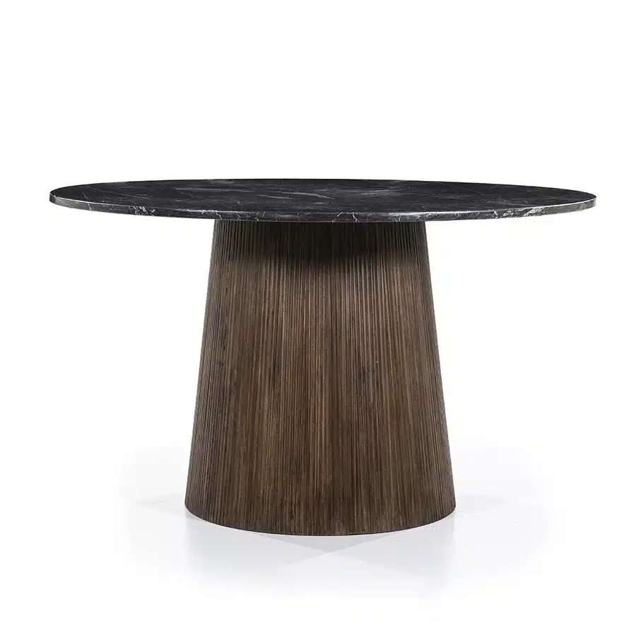 Eleonora eettafel Maxim 130 cm rond marmer