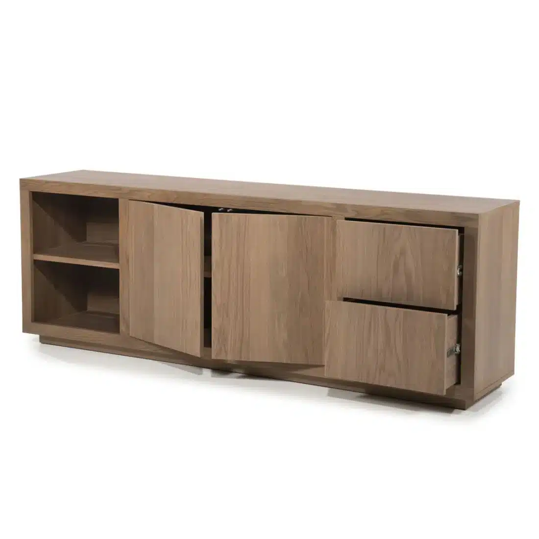 Eleonora Dressoir Helsinki 200x42x70 Cm Eiken Lichtbruin